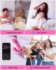LOVENSE Nora Rabbit Vibrator with APP Control, Pink Vibrator Rabbit with Dual Motor, Clitoral Stimulator Dildo Massager