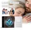 North Moon Latex Rubber Condom, Ultra Thin Moisturizing Vitality Hyaluronic Acid Thread Type Adult Health Care Products