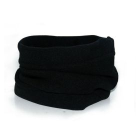 Warm wool scarf scarf (Color: Black)