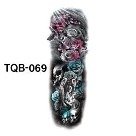 Waterproof Full Arm Tattoo Sticker (Option: 69style)